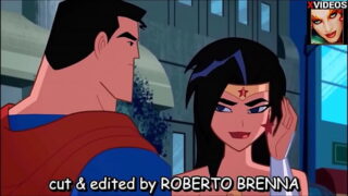 Justice League XXX porn | Wonder Woman Gives Superman a Blowjob, Face Fuck