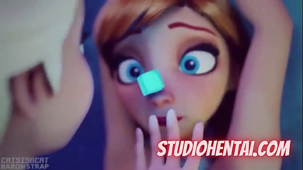 Frozen Porn | Elsa uses ice cube on Anna’s cunt