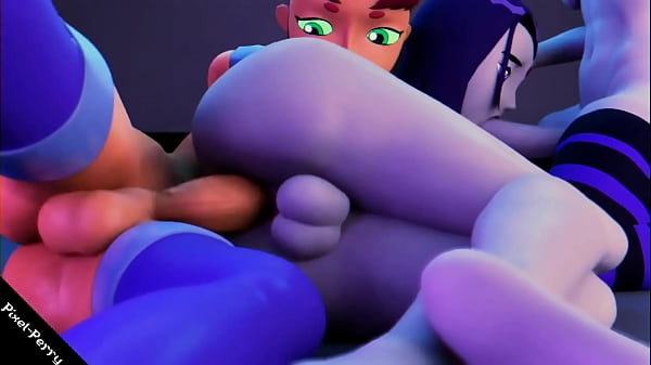 Futanari Hentai Music Video | 3D Teen Titans, Compilation