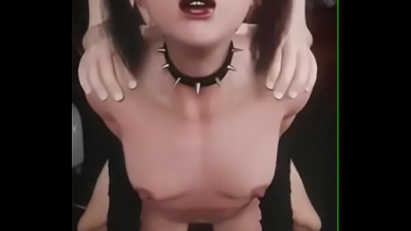 Gothic Femboy slut gets Doggy fucked | 3D